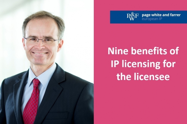 Nine benefits of IP licensing for the licensee
