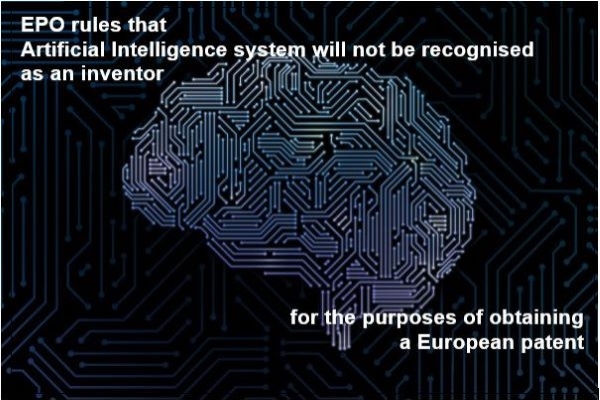 EPO rules AI will not be recognised
