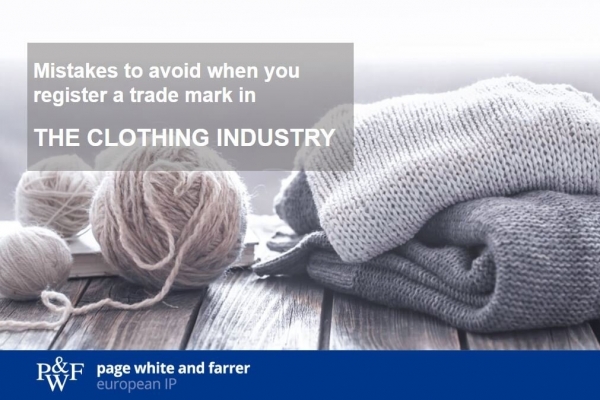 Mistakes to avoid when you register a trade mark in the clothing industry